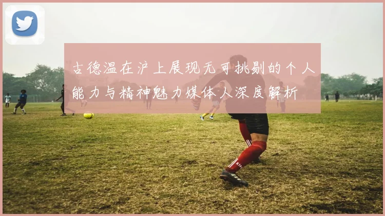 古德温在沪上展现无可挑剔的个人能力与精神魅力媒体人深度解析